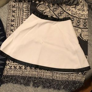 Black and white skirt
